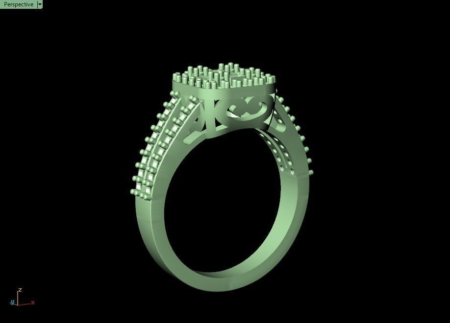 ring mine 3D print model_25