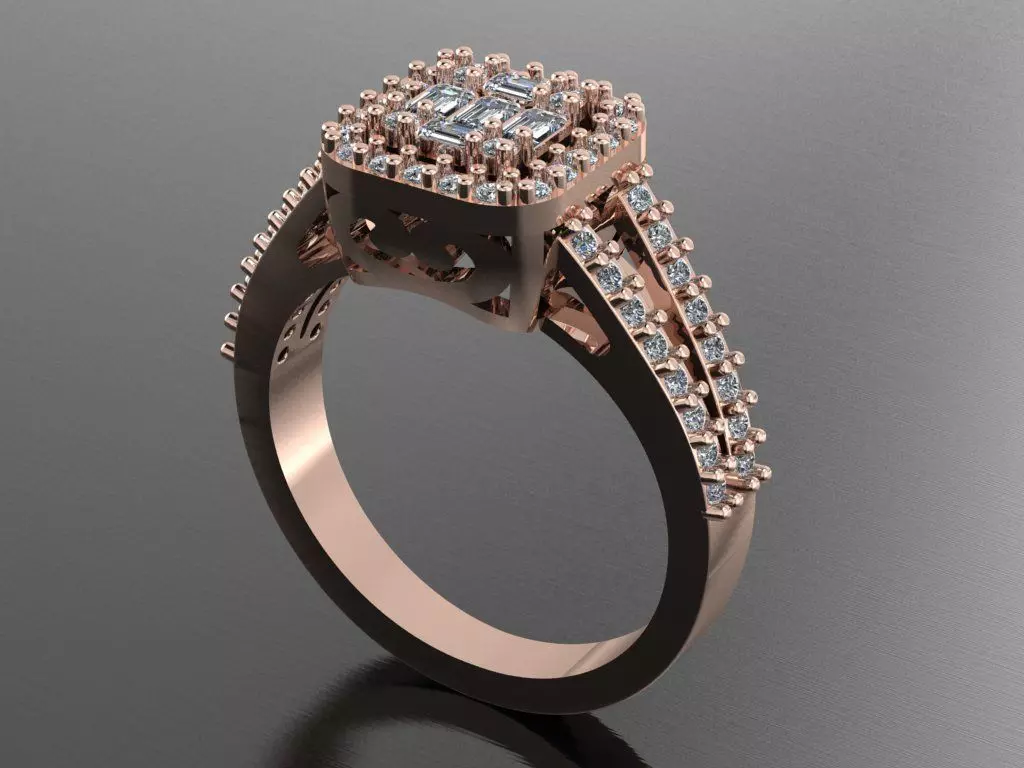 ring mine 3D print model_0