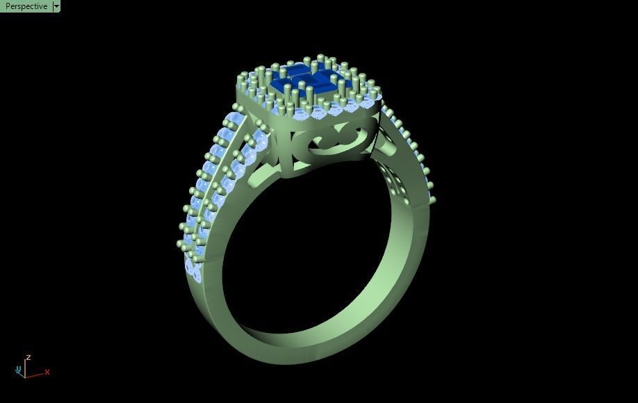 ring mine 3D print model_7