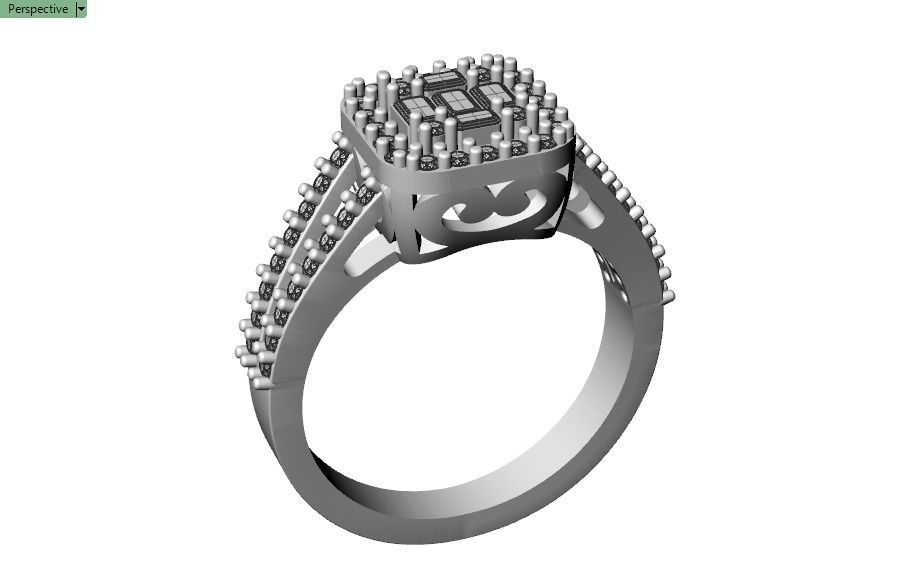 ring mine 3D print model_20