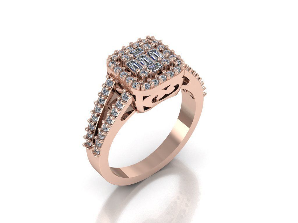 ring mine 3D print model_26