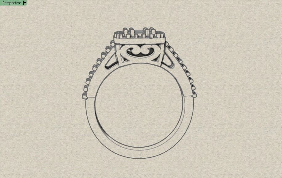 ring mine 3D print model_11