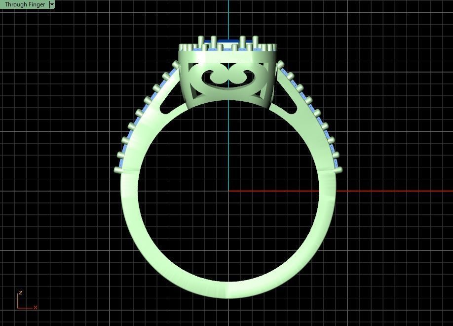ring mine 3D print model_38