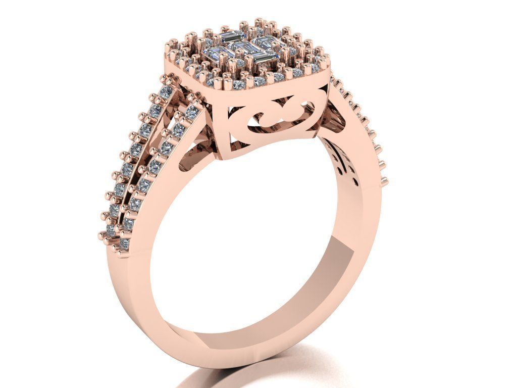 ring mine 3D print model_8