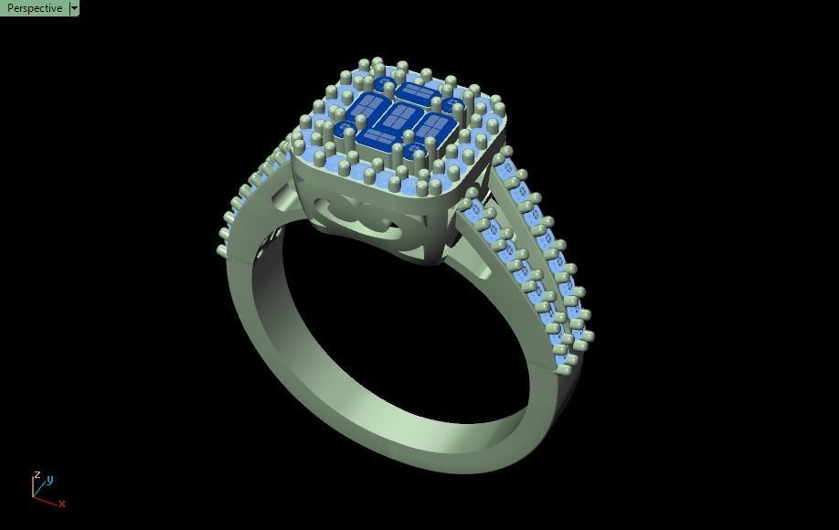 ring mine 3D print model_37