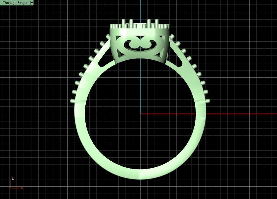 ring mine 3D print model_16