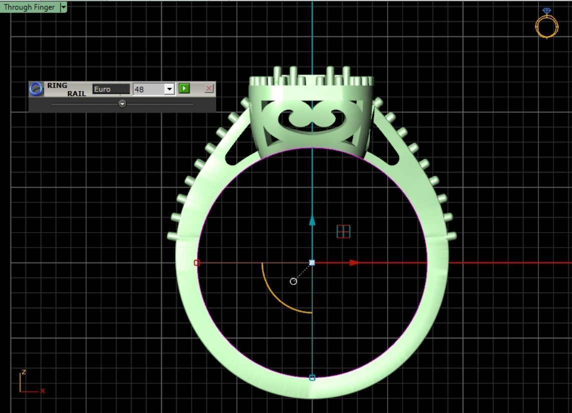 ring mine 3D print model_18