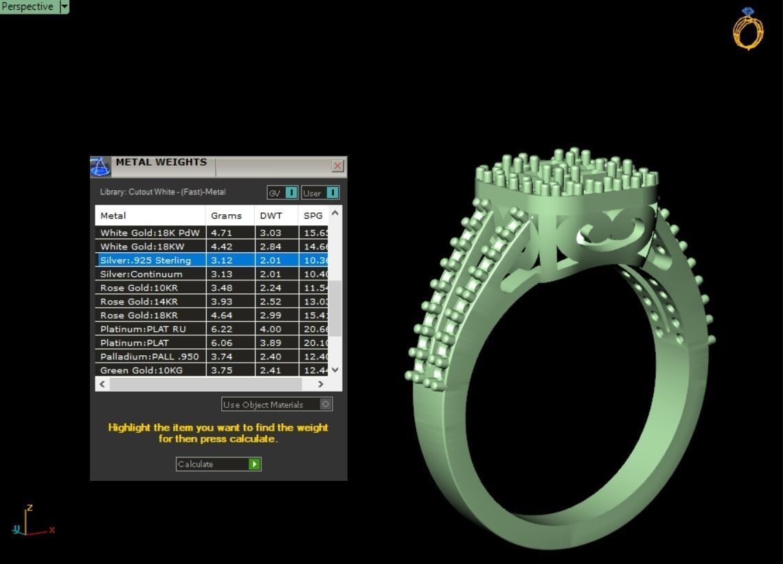 ring mine 3D print model_34