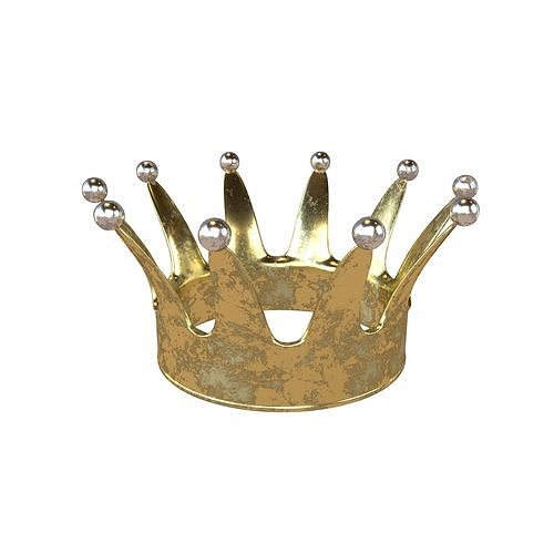 Crown v4 007 Low-poly 3D model