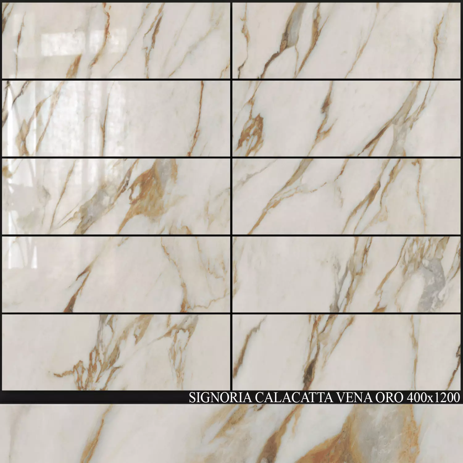 ABK Sensi Signoria Calacatta Vena Oro 400x1200 3D model_0