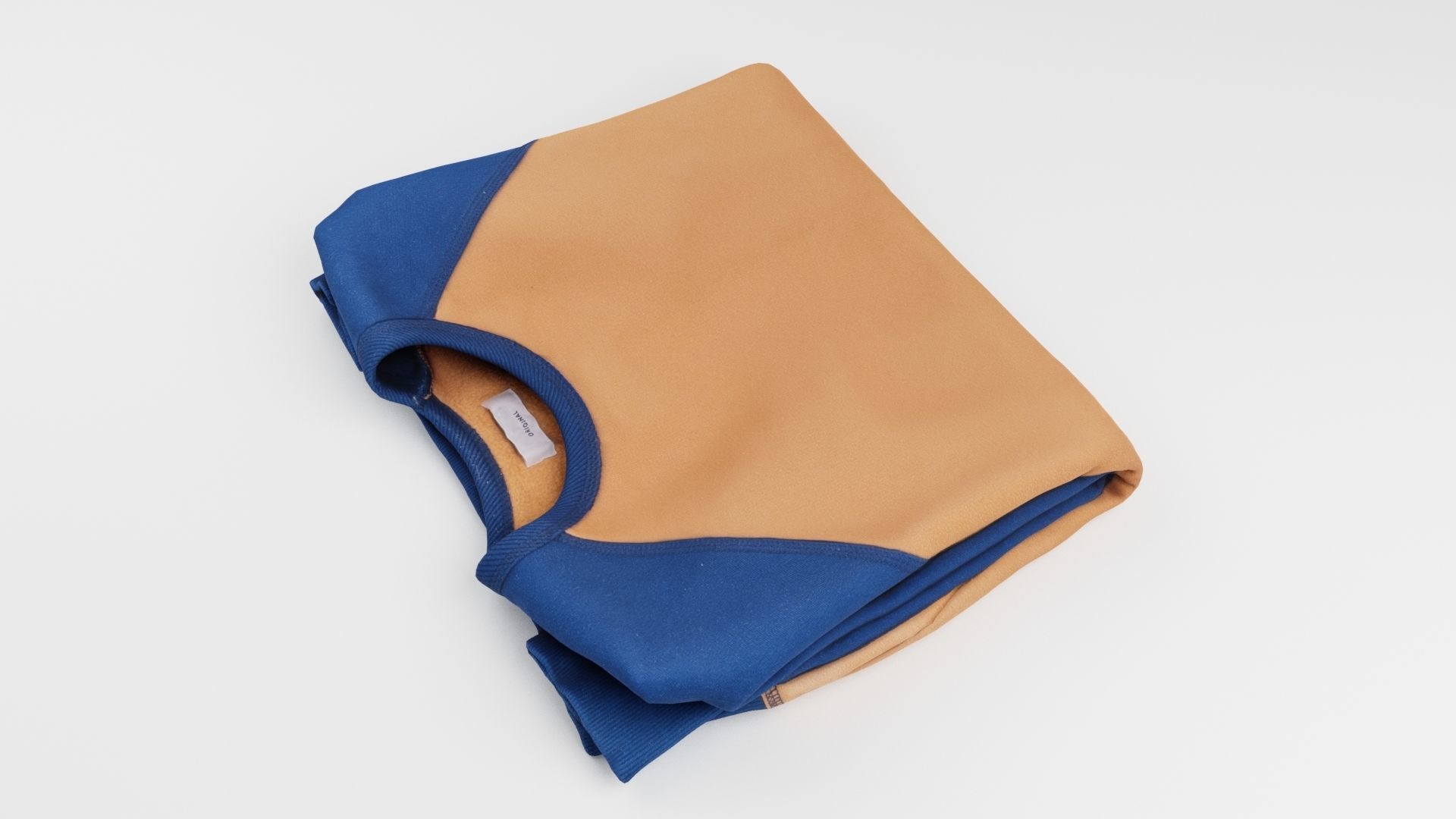 Mens clothing sweatshirt pullover sweater for wardrobe 3D model_2