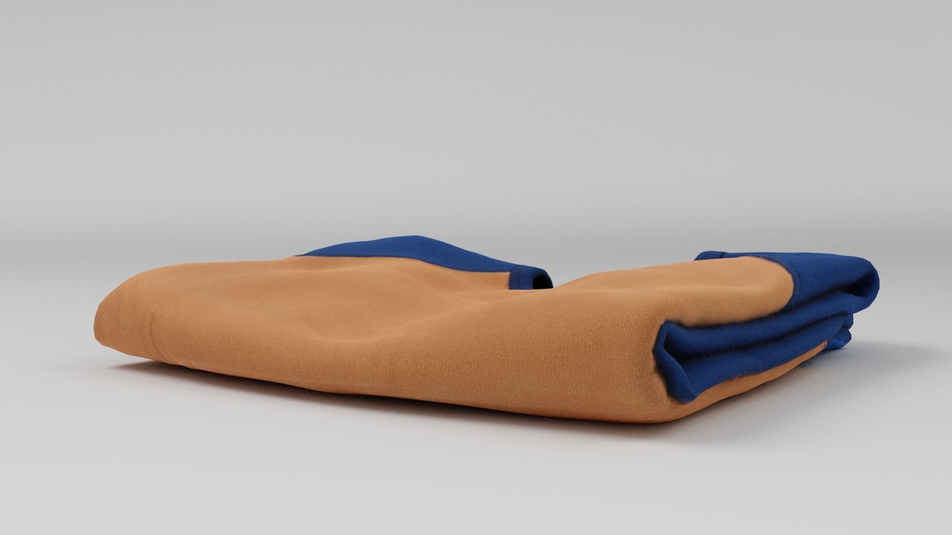 Mens clothing sweatshirt pullover sweater for wardrobe 3D model_4