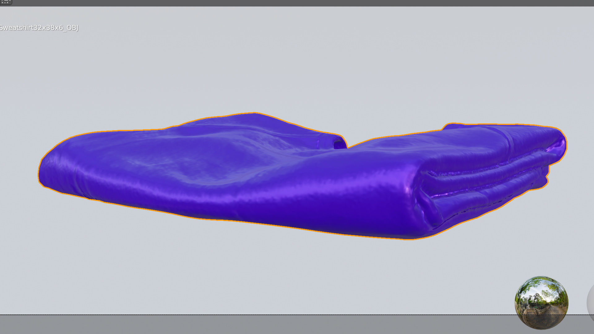 Mens clothing sweatshirt pullover sweater for wardrobe 3D model_6