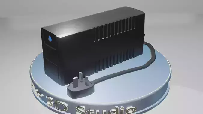Uninterruptible Power Supply - 3d UPS