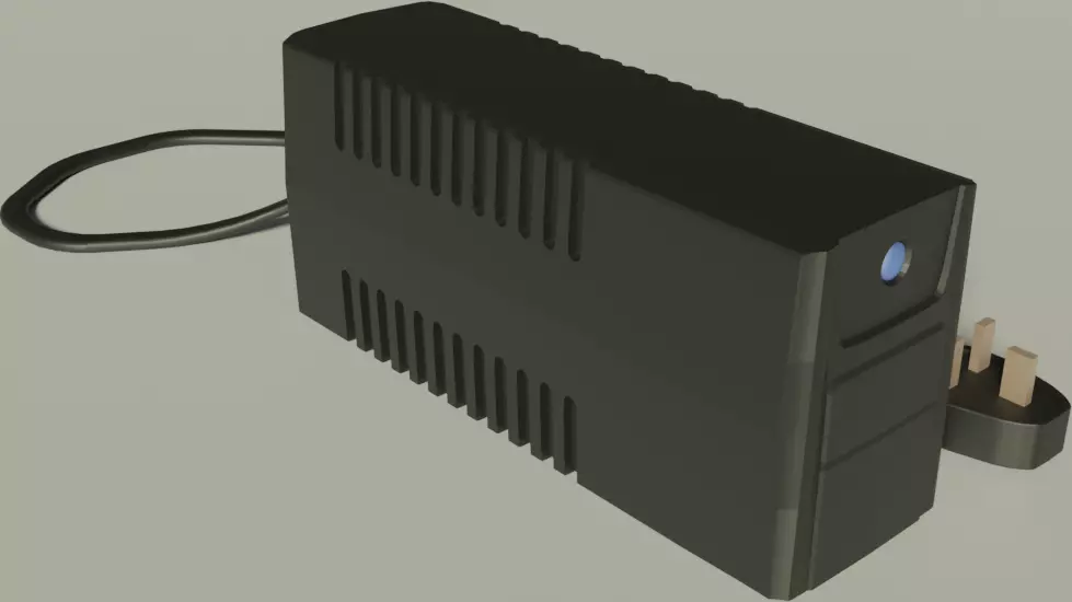 Uninterruptible Power Supply - 3d UPS 3D model_4