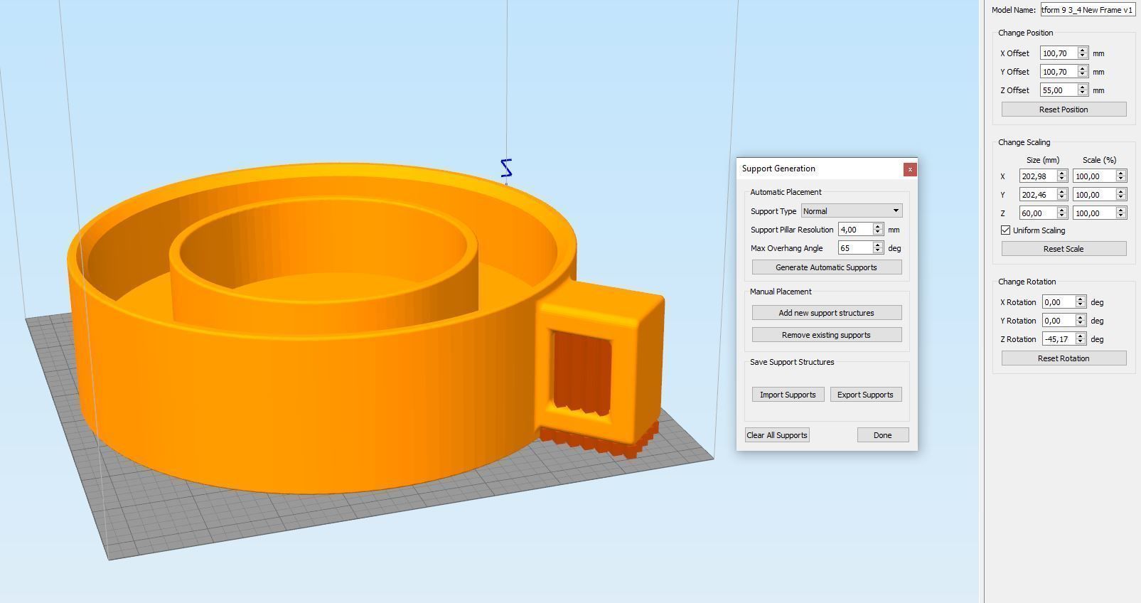 Harry Potter Binary 9 3-4 Stand 3D print model_15
