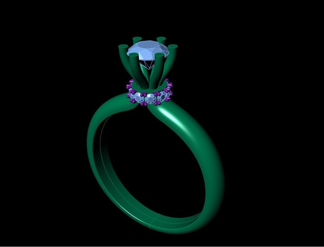 Midnight Satin Solitaire Phantom  45 3D print model_1