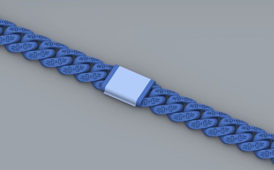 cuban chain bb 3D print model_3