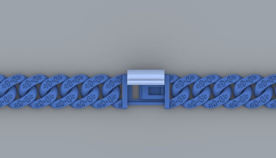 cuban chain bb 3D print model_2