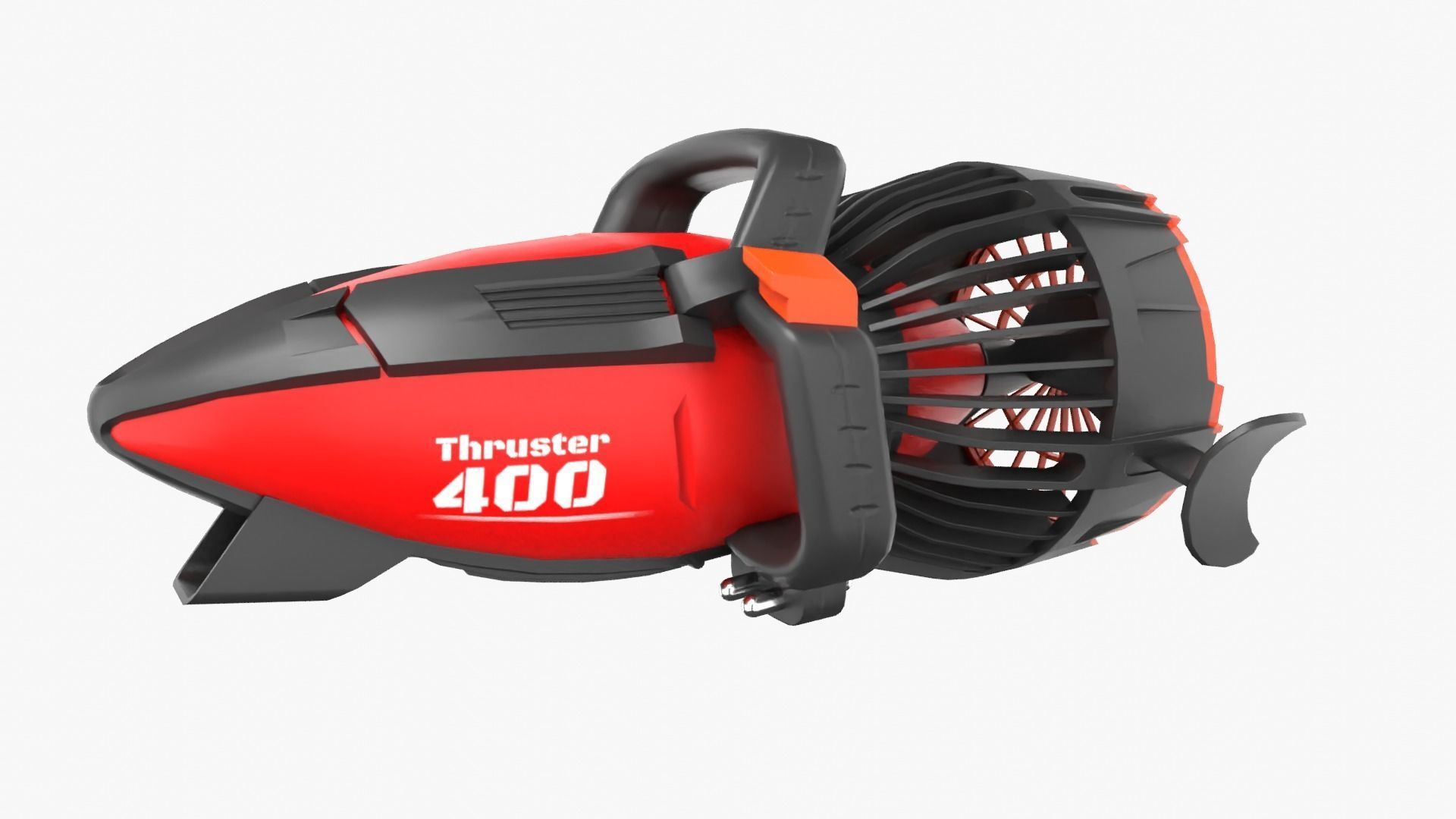 Seascooter blower Low-poly 3D model_12