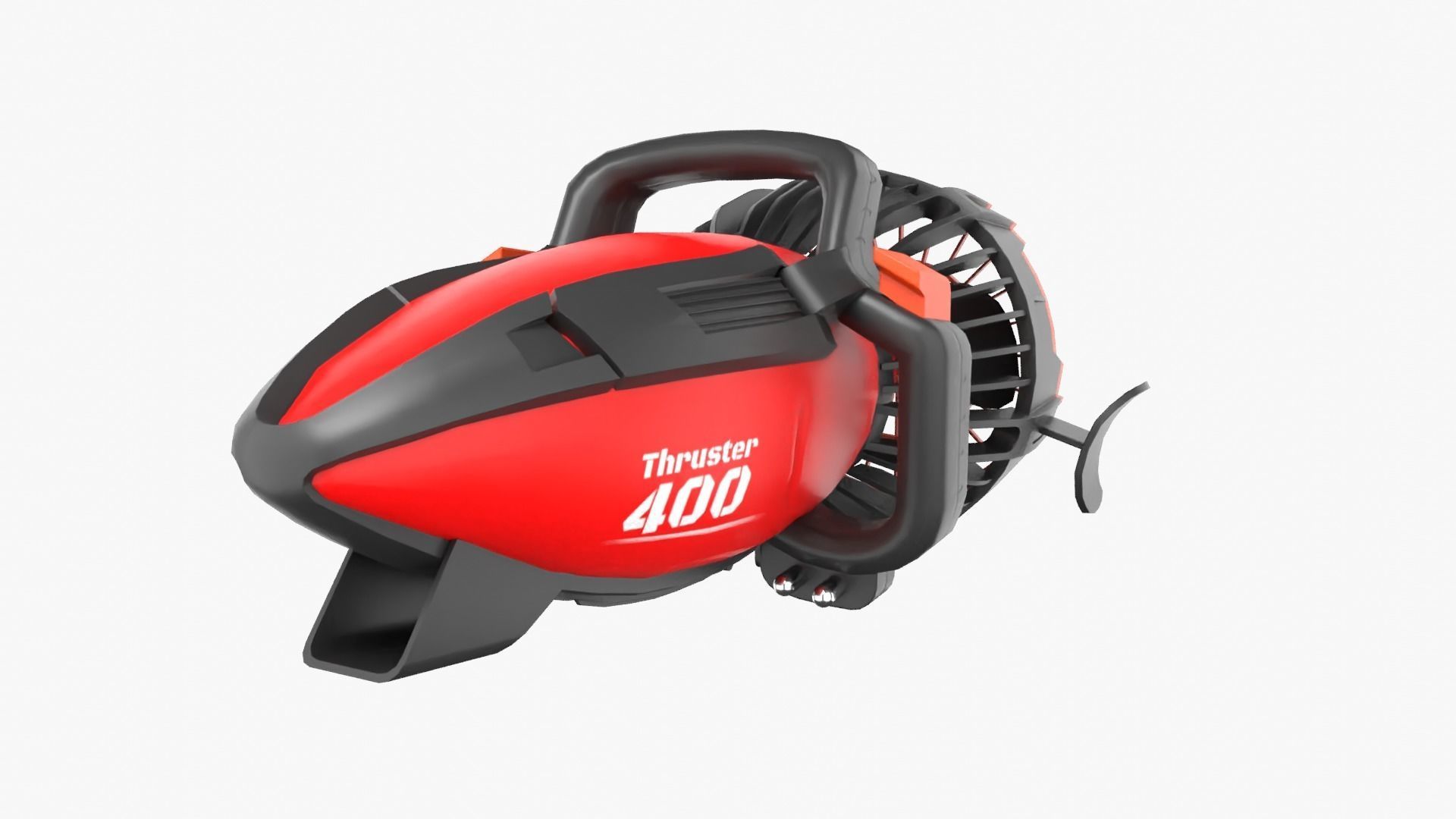 Seascooter blower Low-poly 3D model_11