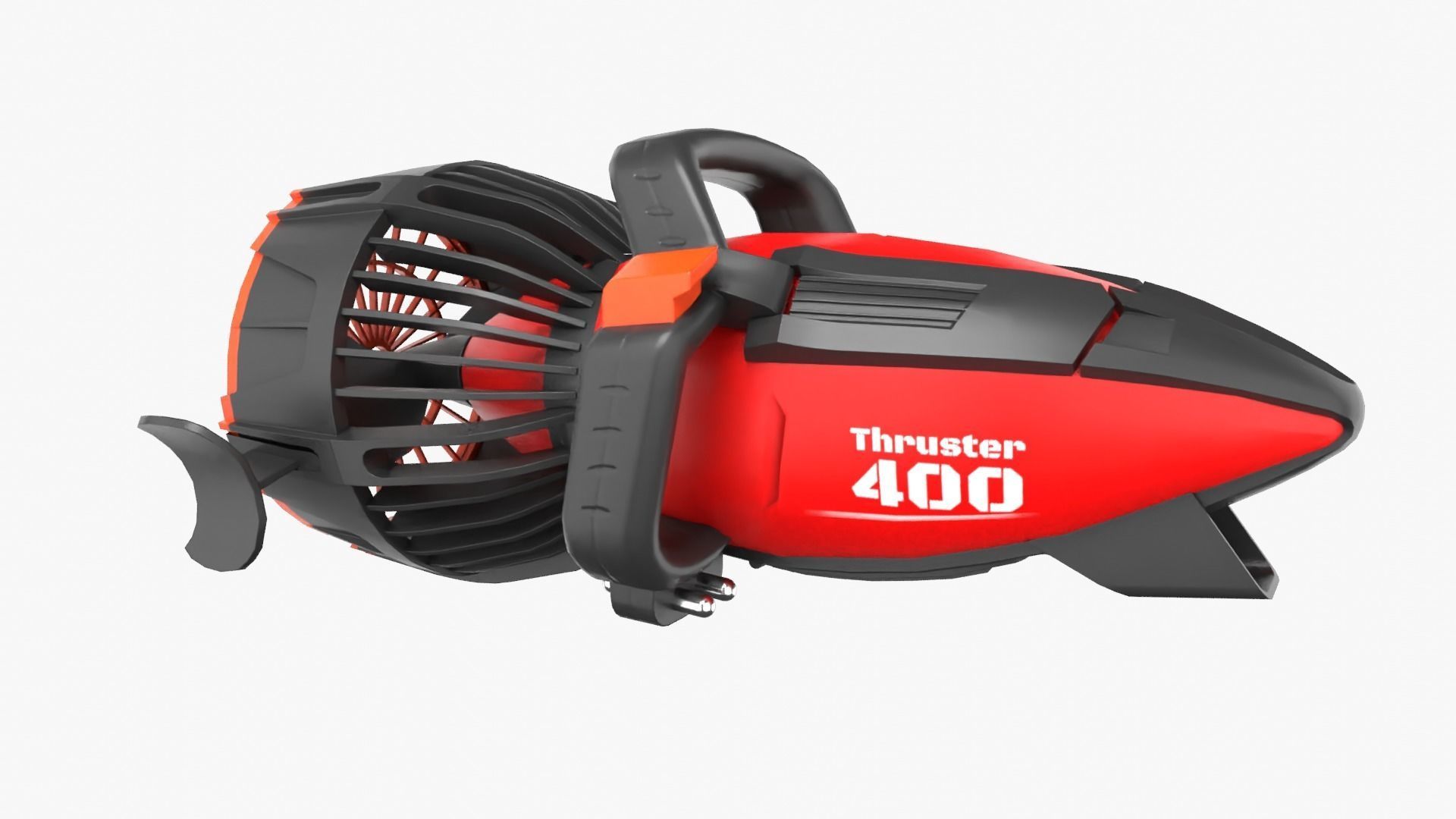 Seascooter blower Low-poly 3D model_8