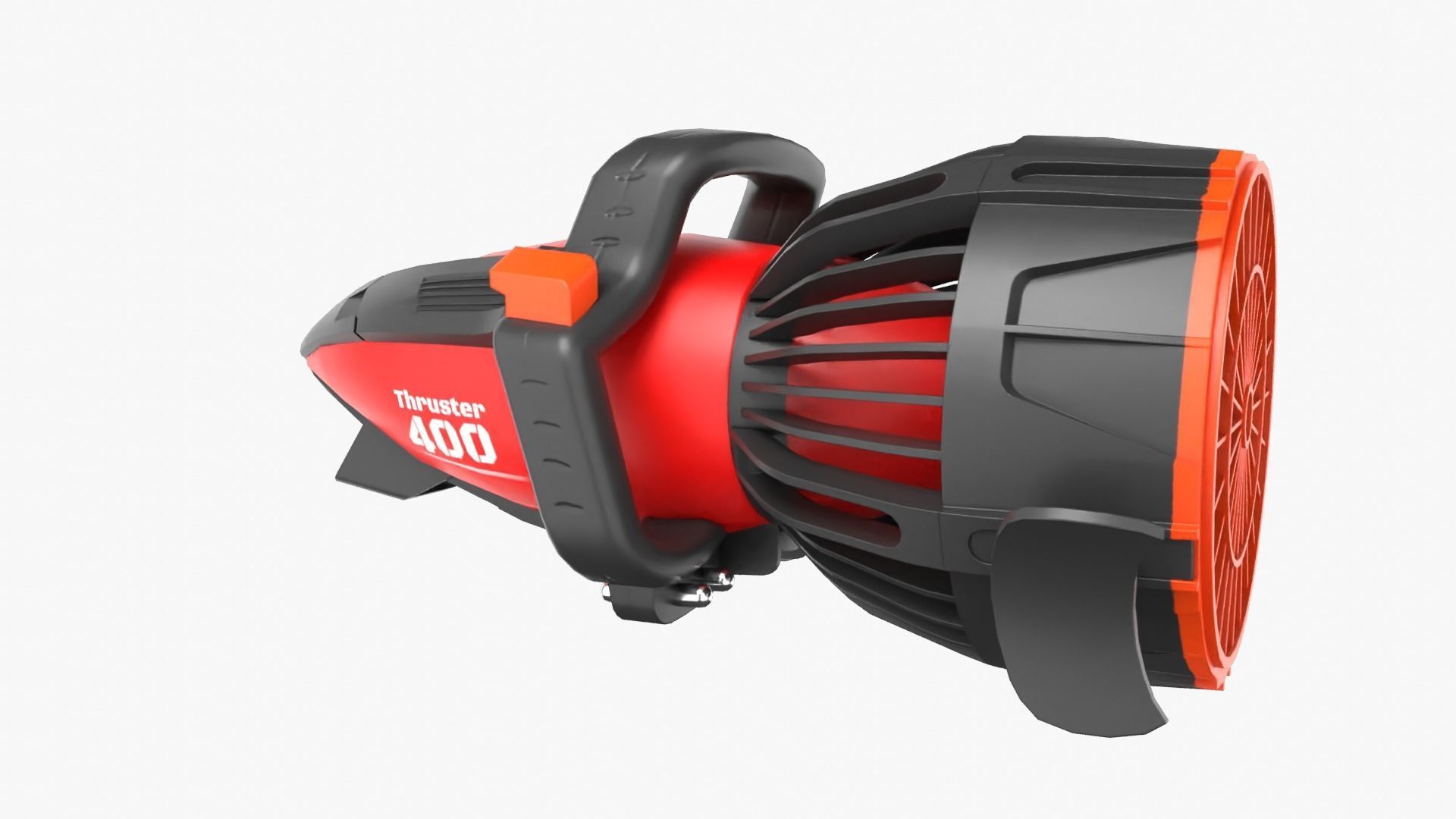 Seascooter blower Low-poly 3D model_2