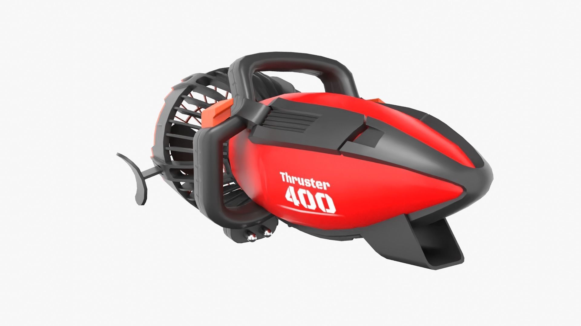 Seascooter blower Low-poly 3D model_9