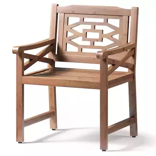 OVE Malay 3 Piece Bistro Chair 3D model