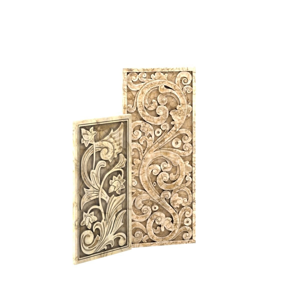 Balinese Carving Stone 3D model_1
