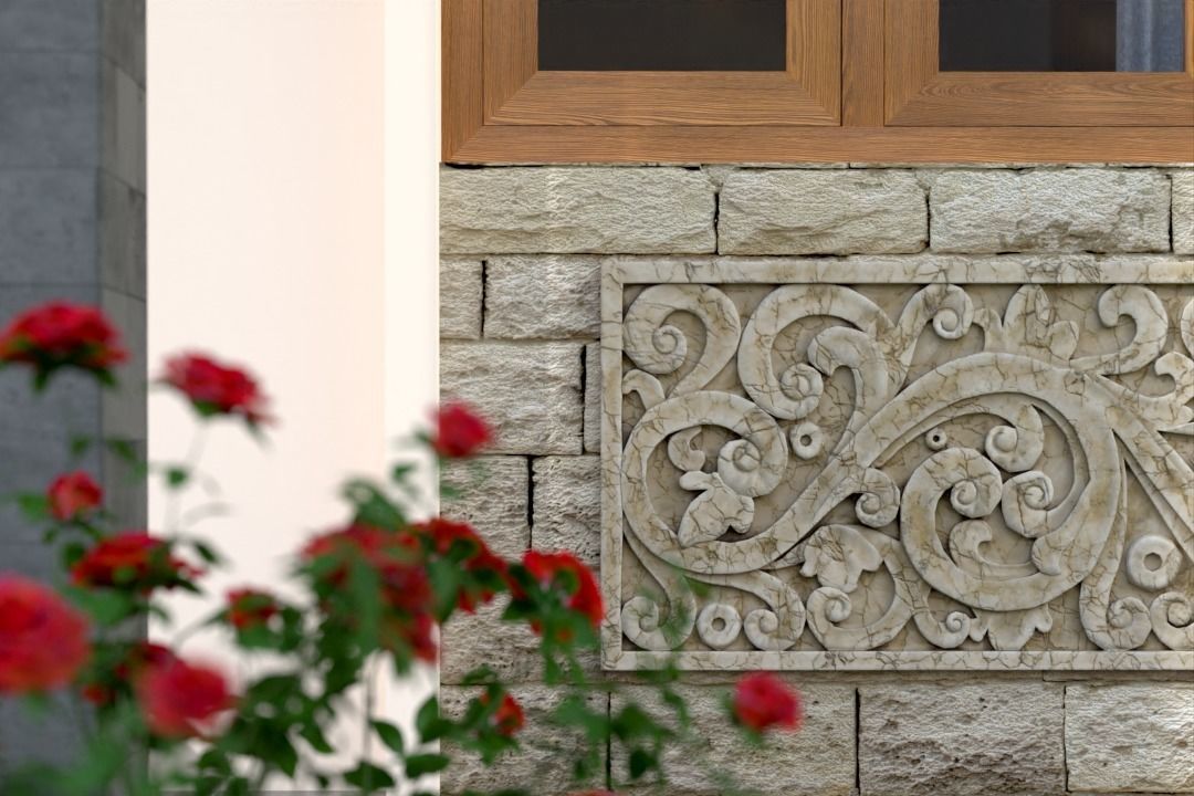 Balinese Carving Stone 3D model_5