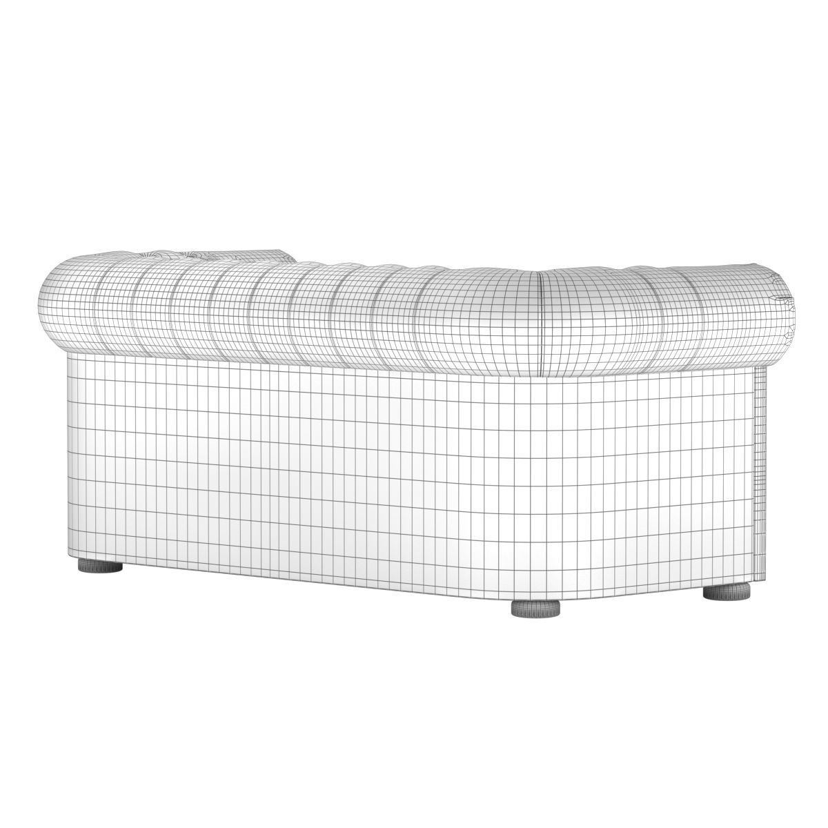 chesterfield sofa Free 3D model_6