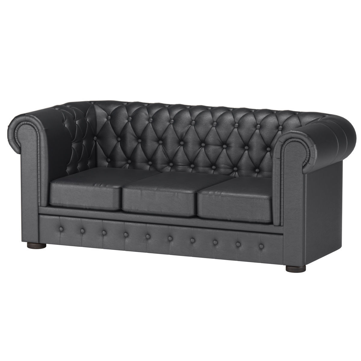 chesterfield sofa Free 3D model_1