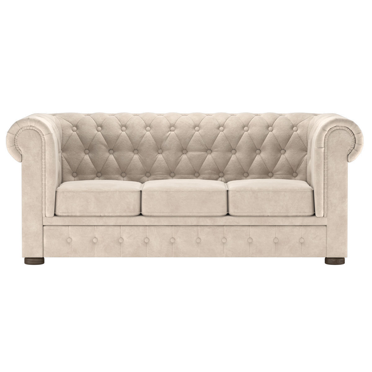 chesterfield sofa Free 3D model_2