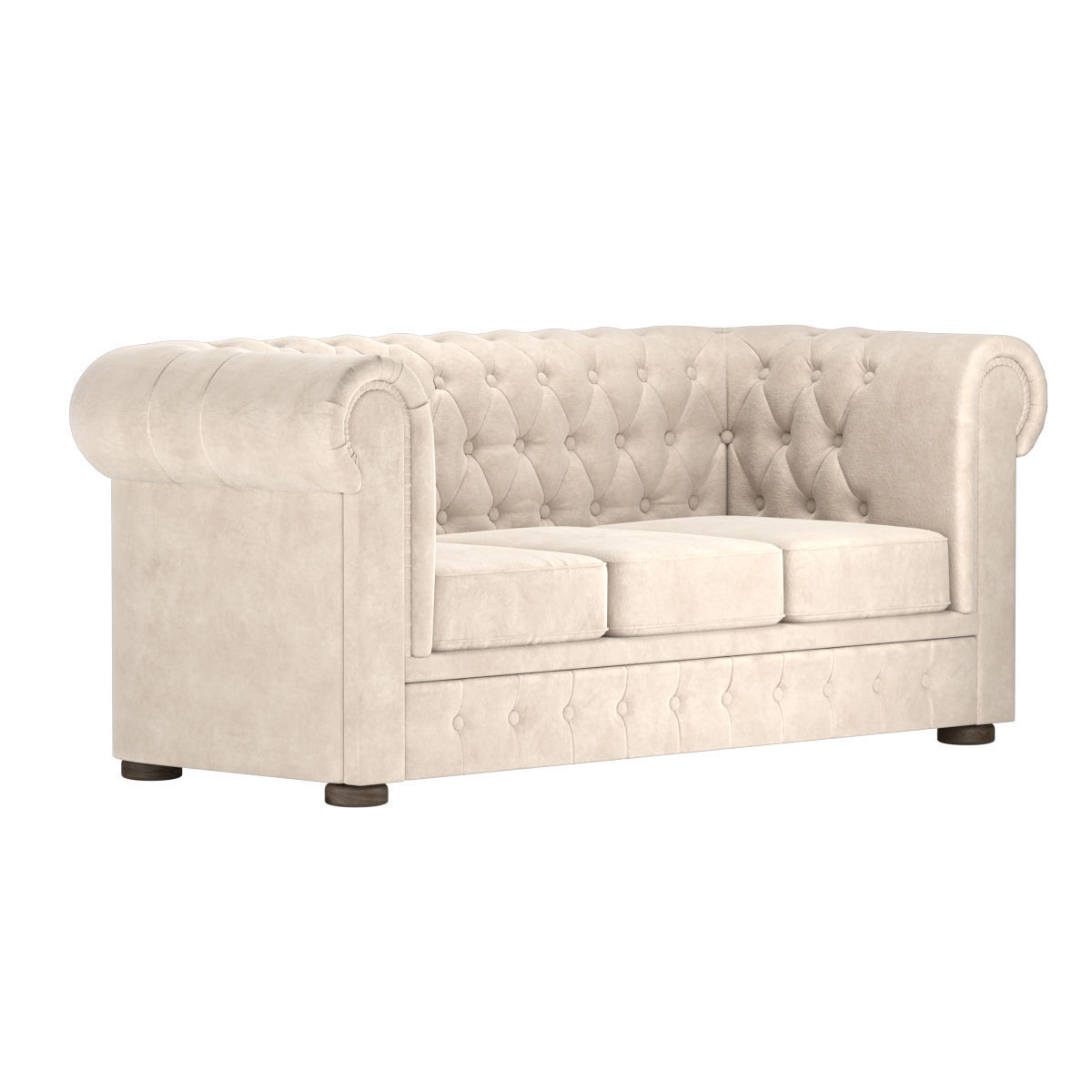chesterfield sofa Free 3D model_3