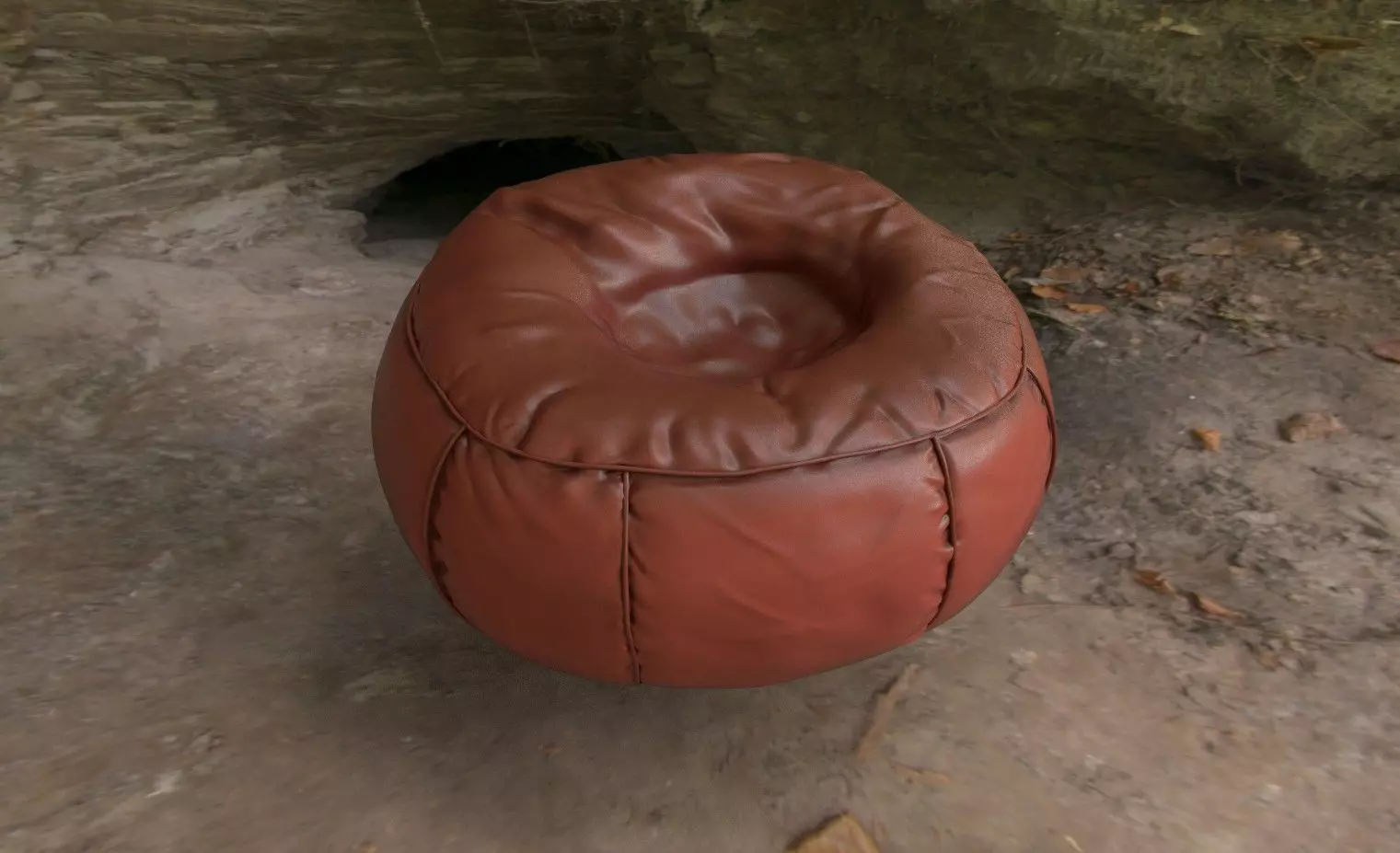 Bean Bag - High Poly - Architecture Interior Design Free low-poly 3D model