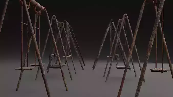 Old Rusty Swings pack set NAT