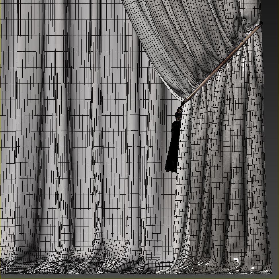 Set 93 Curtains 3D model_5
