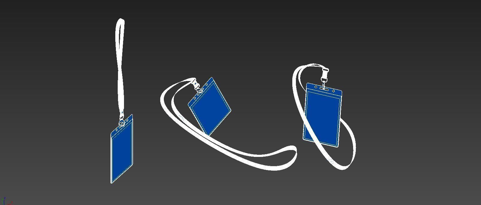 Badge Holder  3D model_10