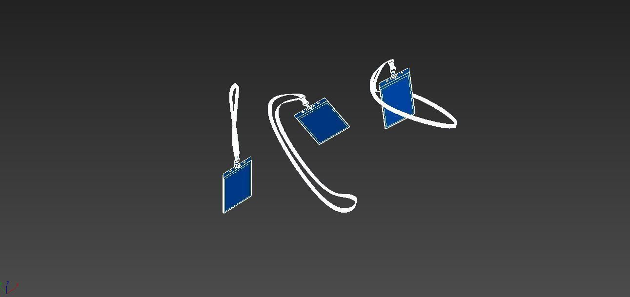 Badge Holder  3D model_11