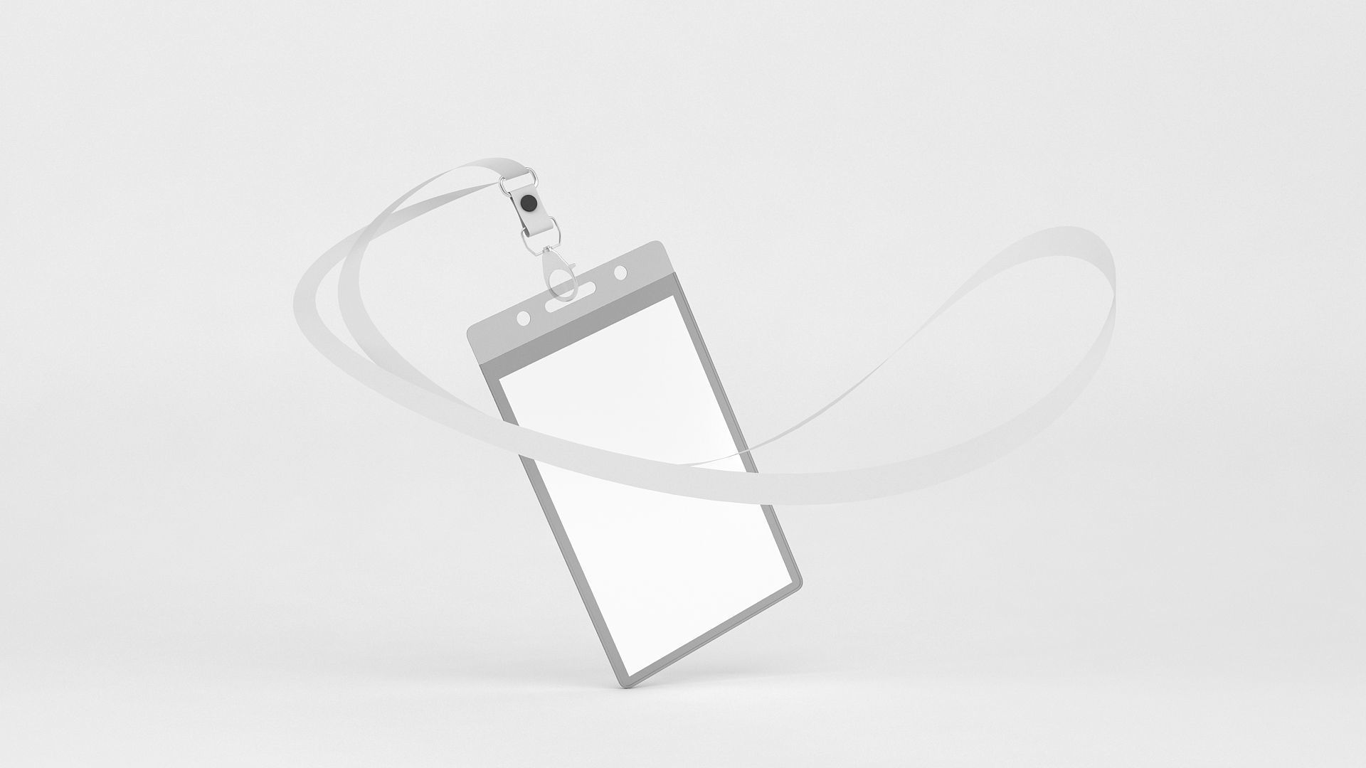 Badge Holder  3D model_1