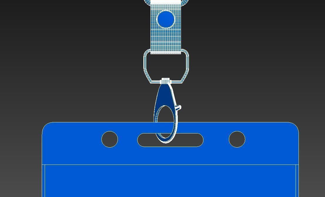Badge Holder  3D model_12