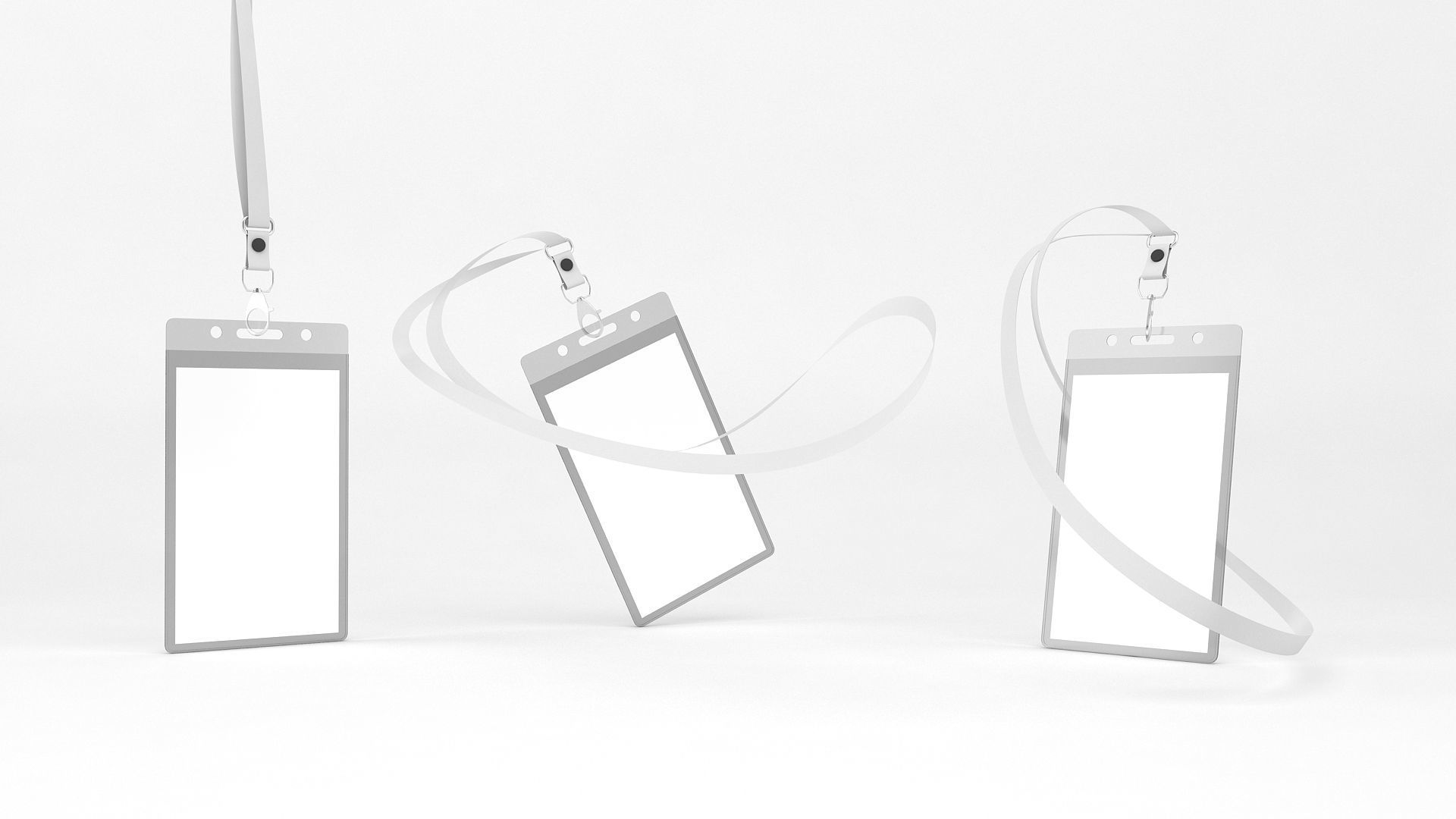 Badge Holder  3D model_3