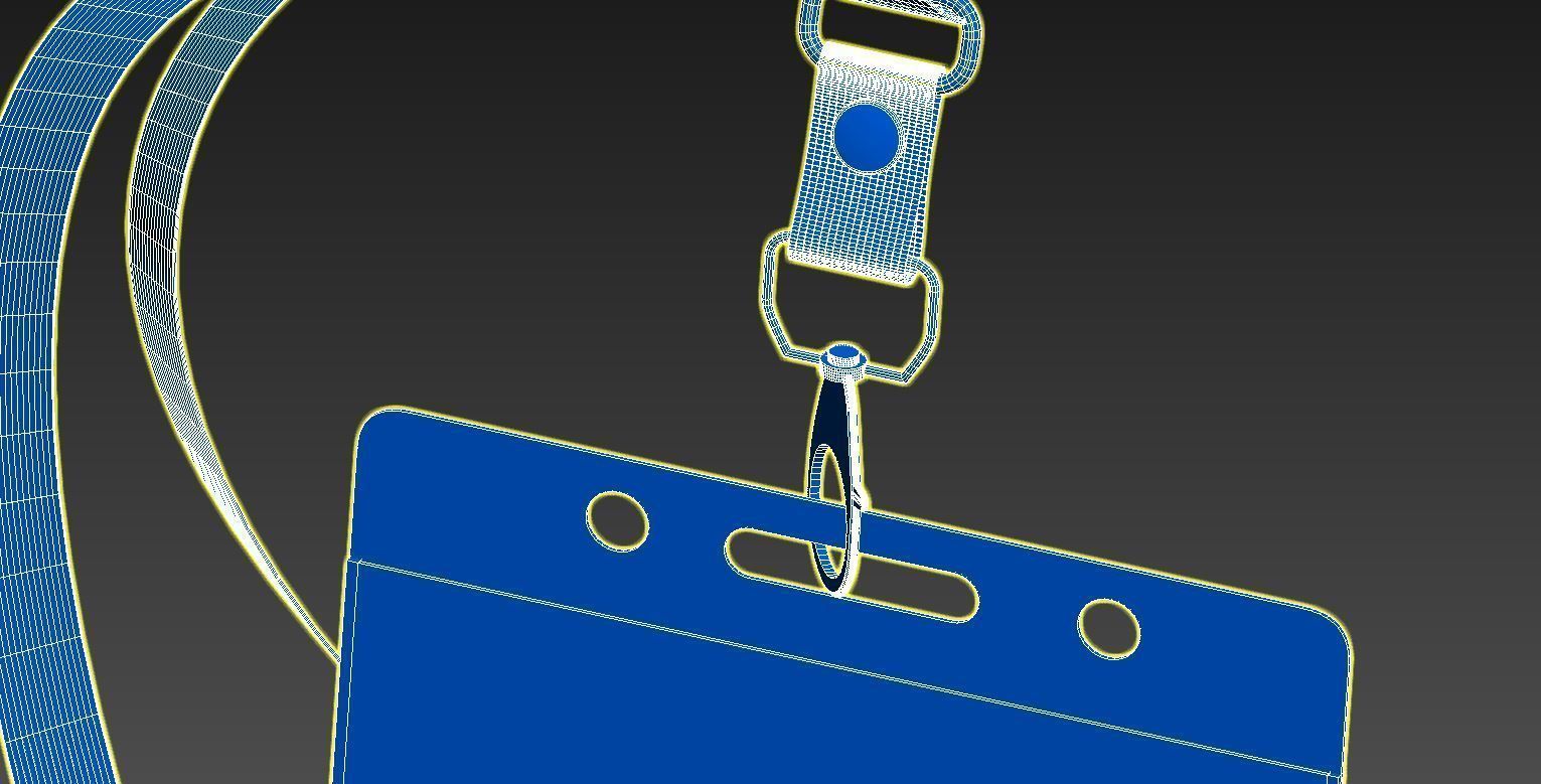 Badge Holder  3D model_9