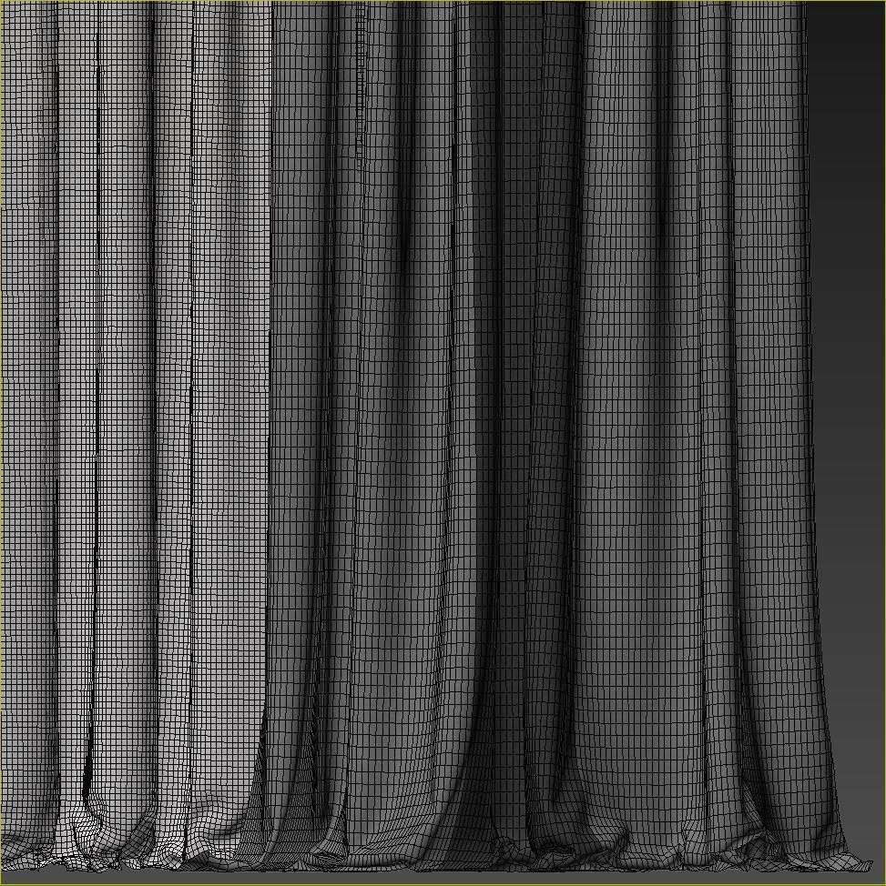 Set 98 Curtains 3D model_5