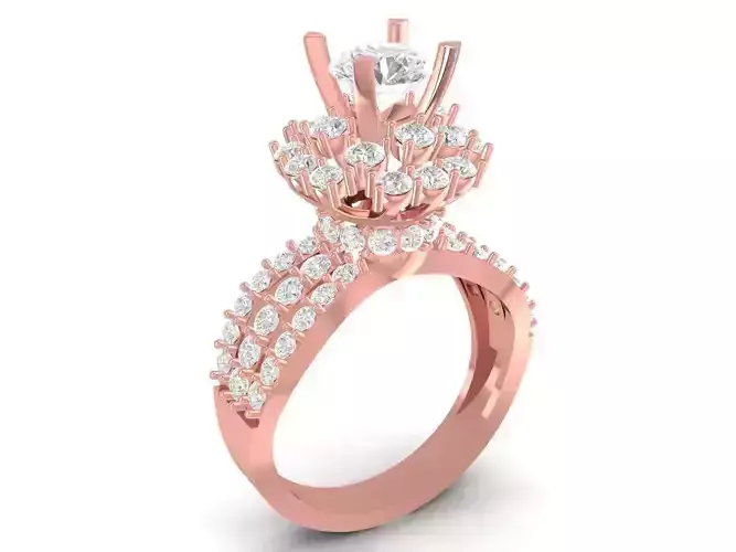 hongkong beauty diamond women ring 3540