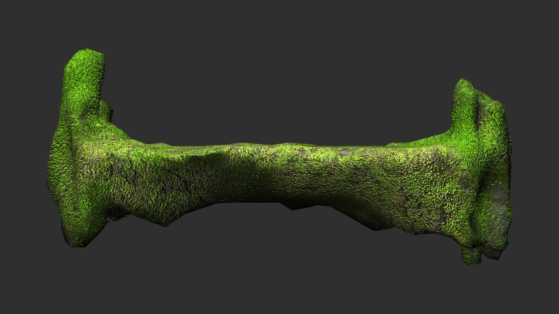 Stone Bridge - Moss 2 Low-poly 3D model_3