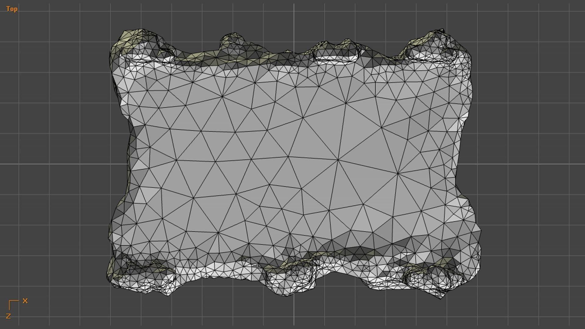 Stone Bridge - Moss 2 Low-poly 3D model_10