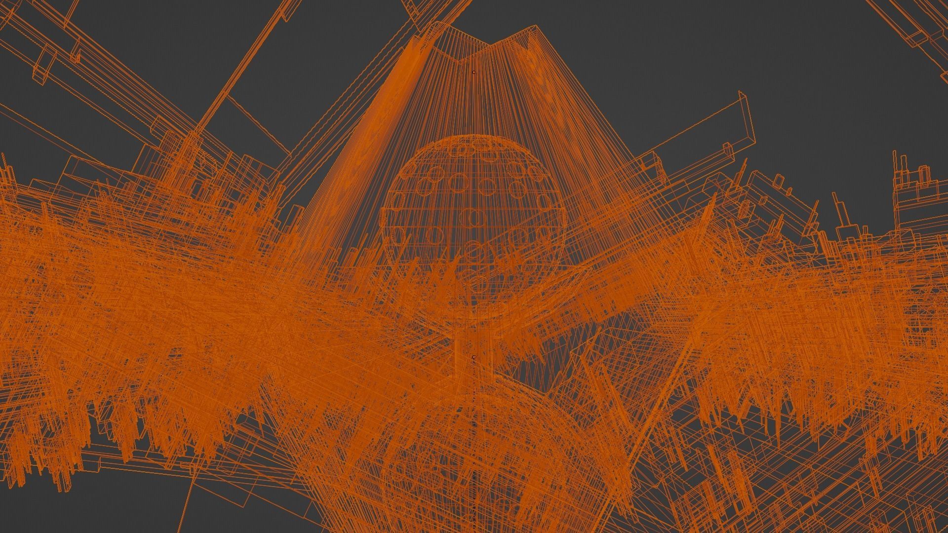 City of the gods - Spaceship Pyramid 3D Models Low Poly Low-poly 3D model_8