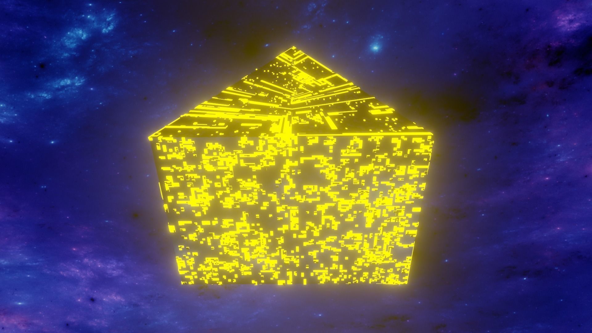 City of the gods - Spaceship Pyramid 3D Models Low Poly Low-poly 3D model_3